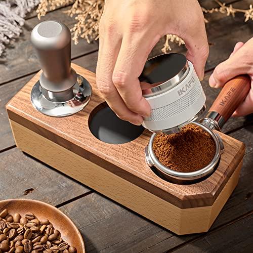 Tamping Station Wood Tamper Station Espresso Tamper Stand Anti